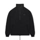 Half Zip Nylon Jacket - Black - Destructive