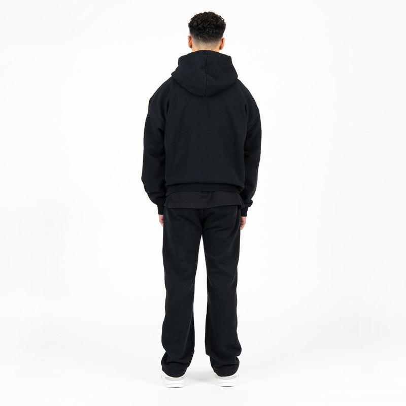 Heavyweight Hoodie - Black - Destructive