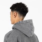 Heavyweight Hoodie - Vintage Grey - Destructive