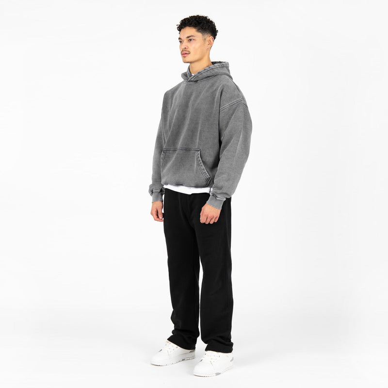 Heavyweight Hoodie - Vintage Grey - Destructive