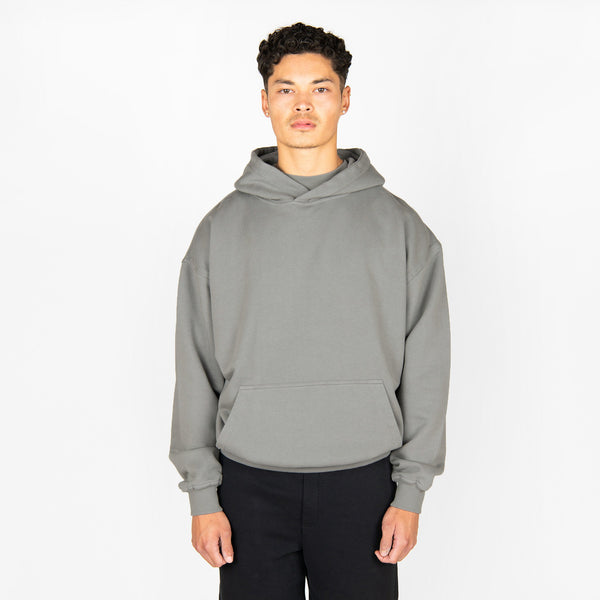 Hoodie - Fossil Grey - Destructive