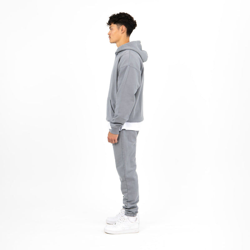 Hoodie - Ocean Grey - Destructive