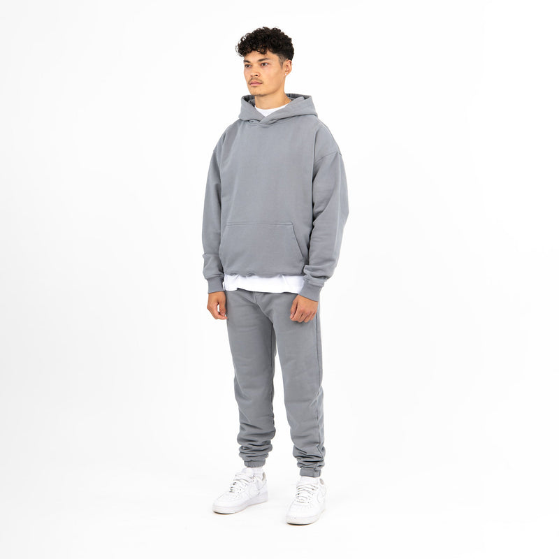 Hoodie - Ocean Grey - Destructive