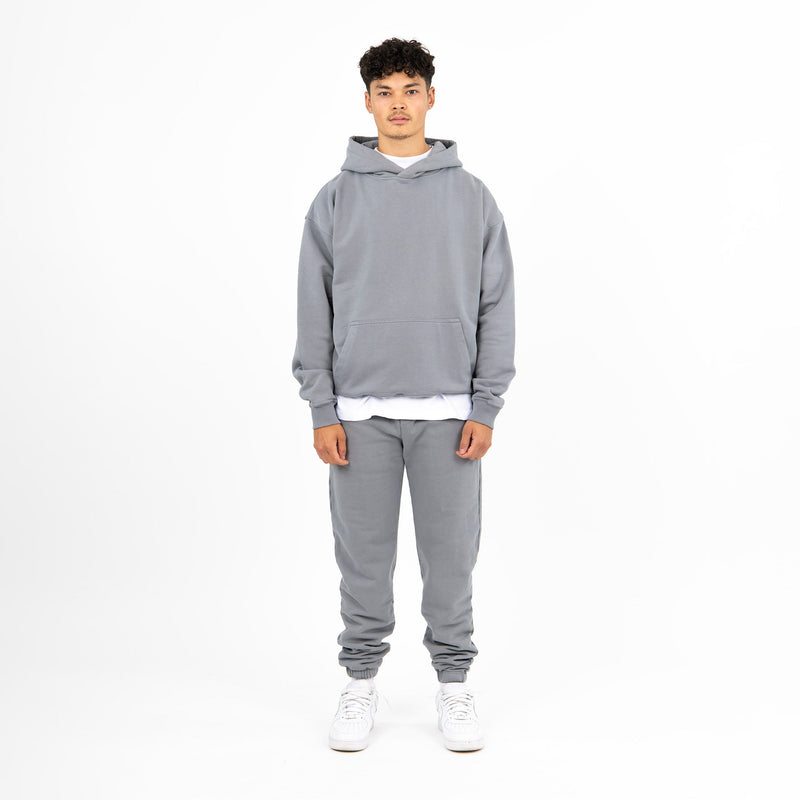 Hoodie - Ocean Grey - Destructive