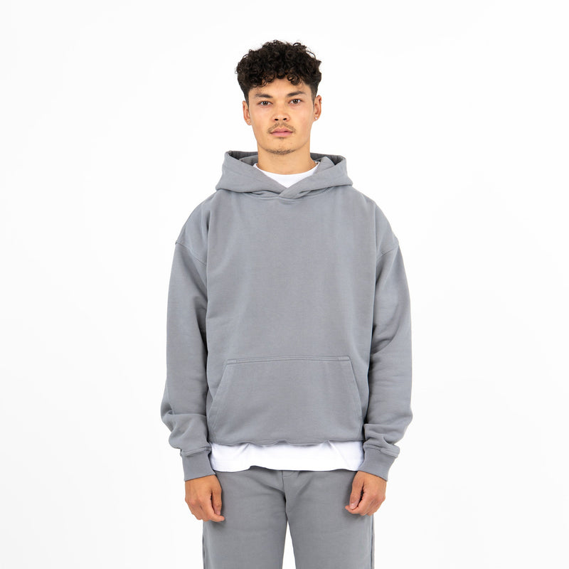 Hoodie - Ocean Grey - Destructive