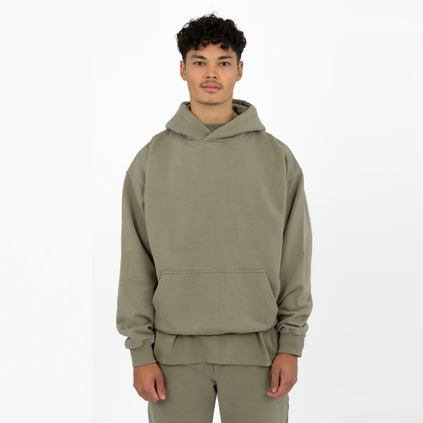 Hoodie - Olive - Destructive