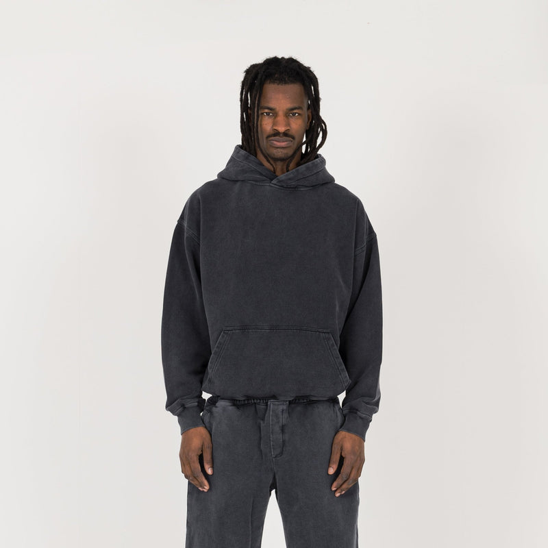 Hoodie - Vintage Black - Destructive