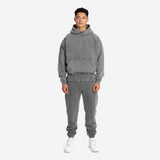 Hoodie - Vintage Grey - Destructive