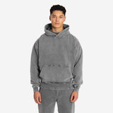 Hoodie - Vintage Grey - Destructive