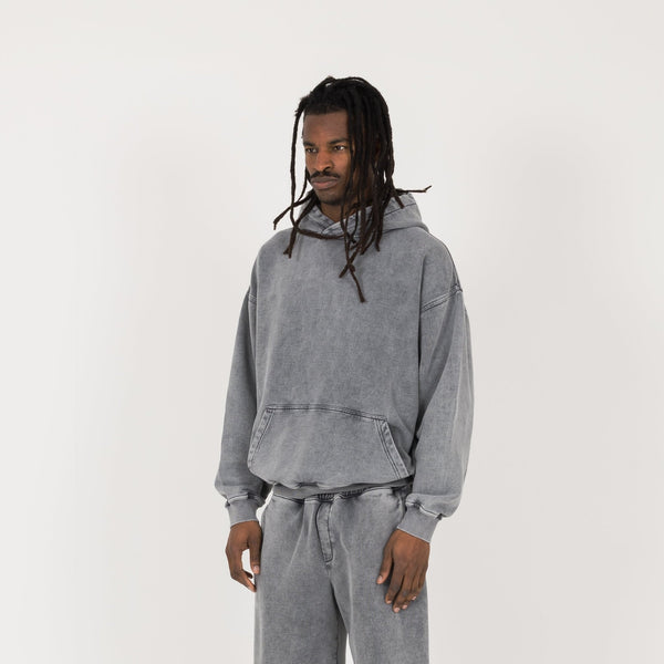 Hoodie - Vintage Grey - Destructive