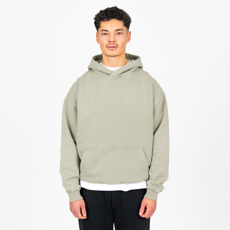 Hoodie - Vintage Olive - Destructive