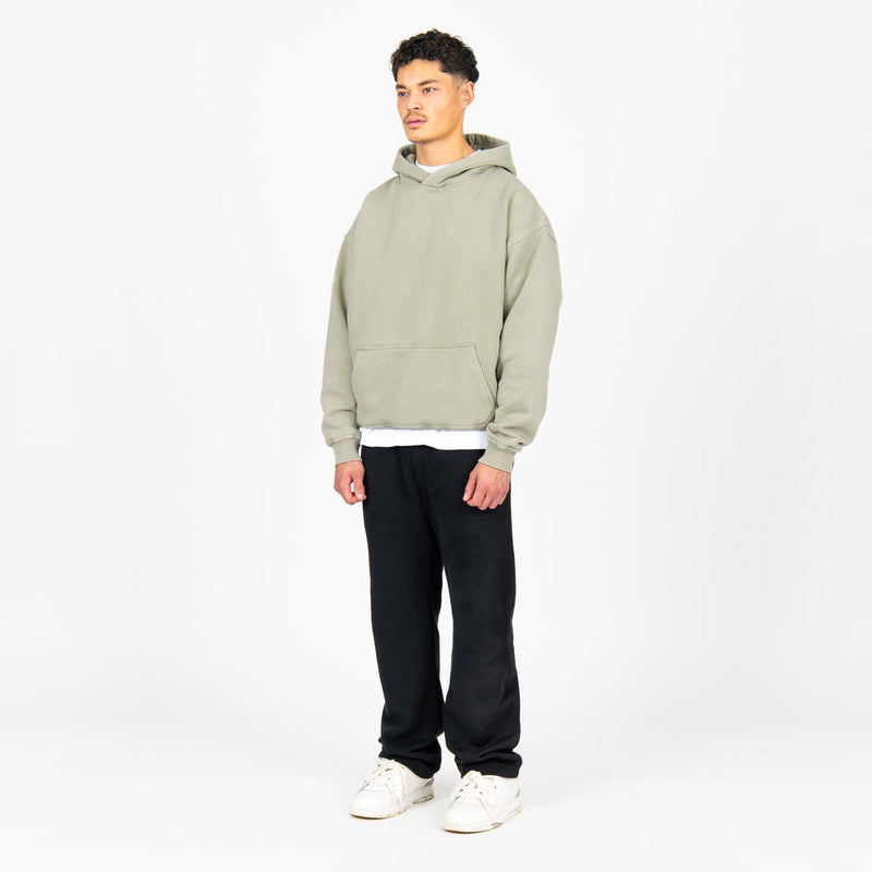 Hoodie - Vintage Olive - Destructive