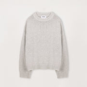 Knitted Sweatshirt - Light Grey