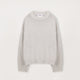 Knitted Sweatshirt - Light Grey - Destructive
