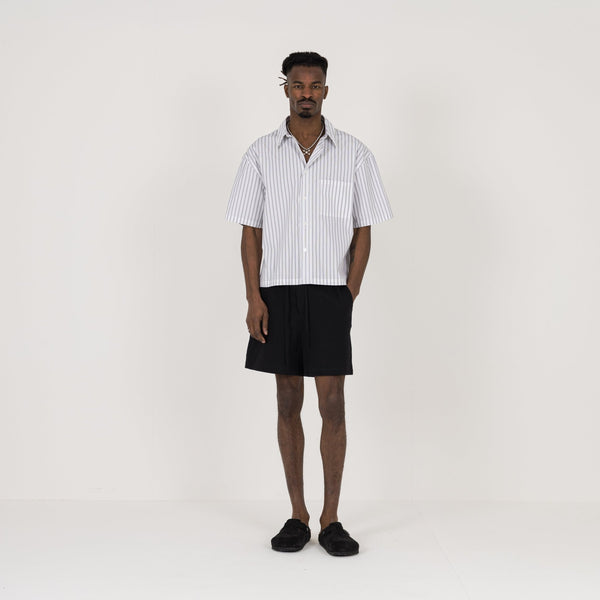 Linen Short - Black - Destructive