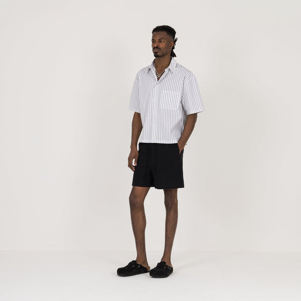 Linen Short - Black - Destructive