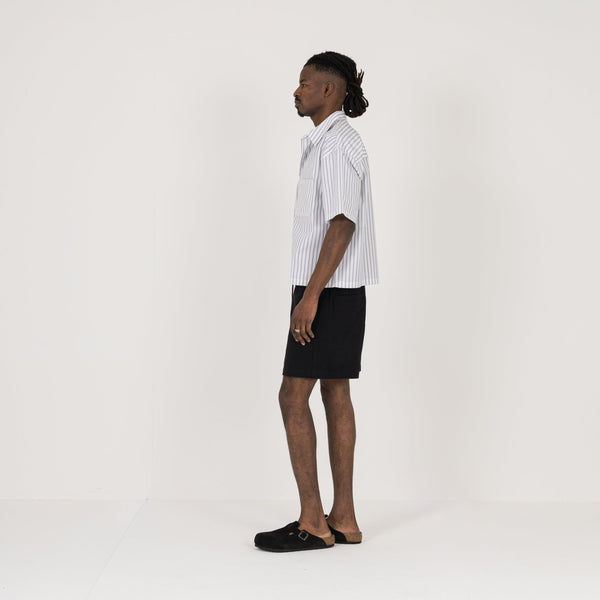 Linen Short - Black - Destructive