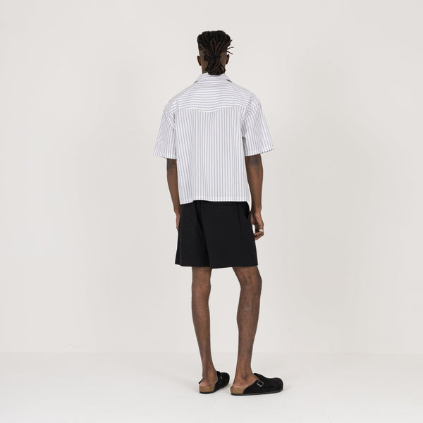 Linen Short - Black - Destructive