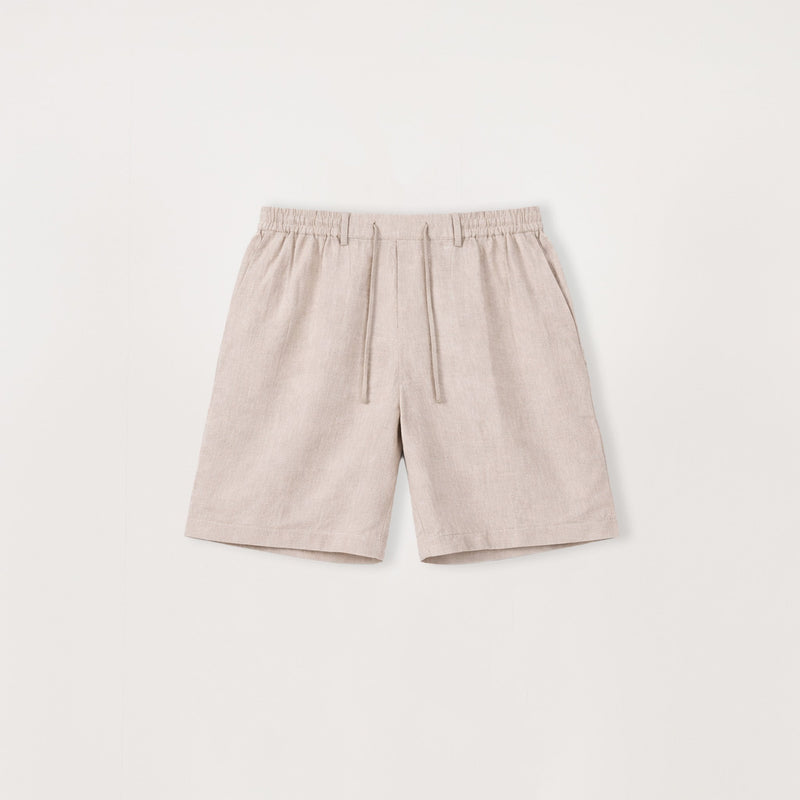 Linen Short - Ecru - Destructive