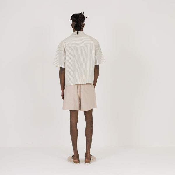 Linen Short - Ecru - Destructive