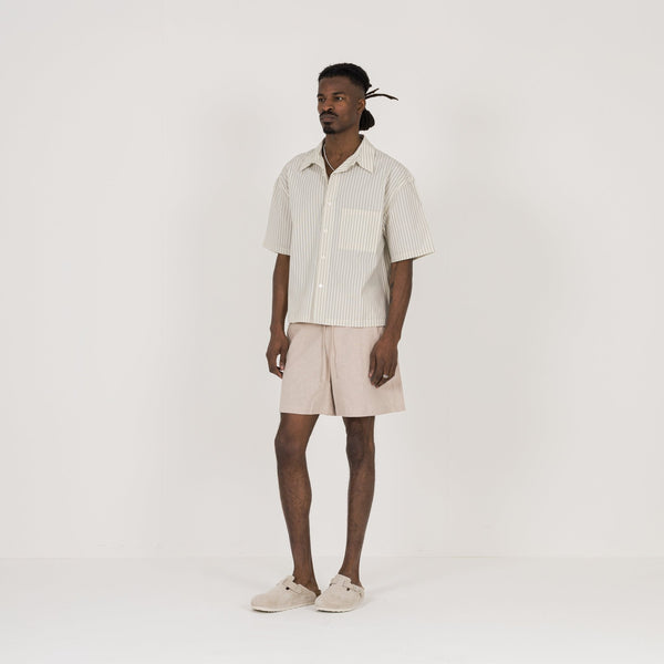 Linen Short - Ecru - Destructive