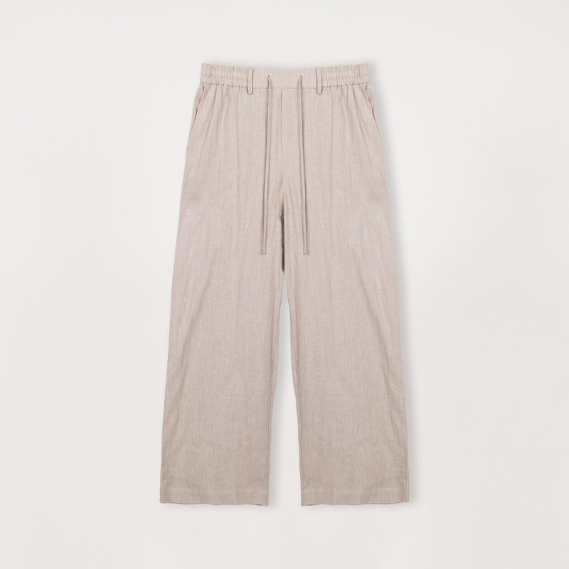 Linen Trouser - Ecru - Destructive
