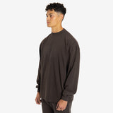 Long Sleeve T-Shirt - Dark Mocha - Destructive