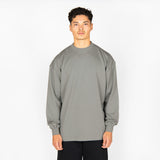 Long Sleeve T-Shirt - Fossil Grey - Destructive