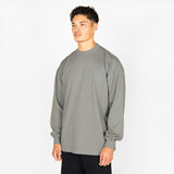 Long Sleeve T-Shirt - Fossil Grey - Destructive