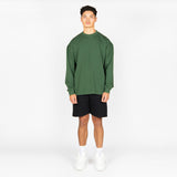 Long Sleeve T-Shirt - Green - Destructive