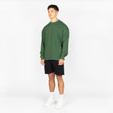 Long Sleeve T-Shirt - Green - Destructive