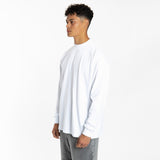 Long Sleeve T-Shirt - White - Destructive