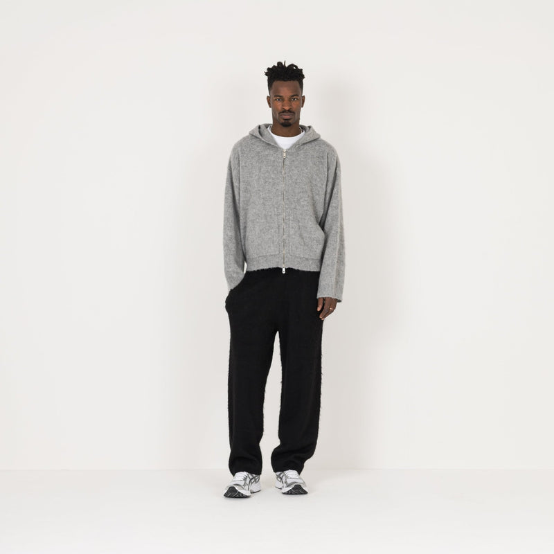 Mohair Sweatpant - Black - Destructive