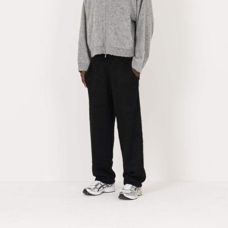 Mohair Sweatpant - Black - Destructive