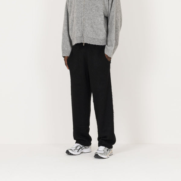 Mohair Sweatpant - Black - Destructive