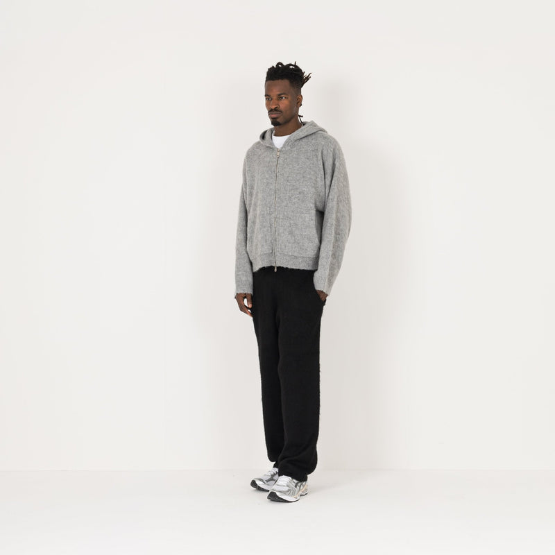 Mohair Sweatpant - Black - Destructive