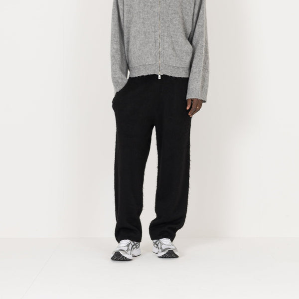 Mohair Sweatpant - Black - Destructive