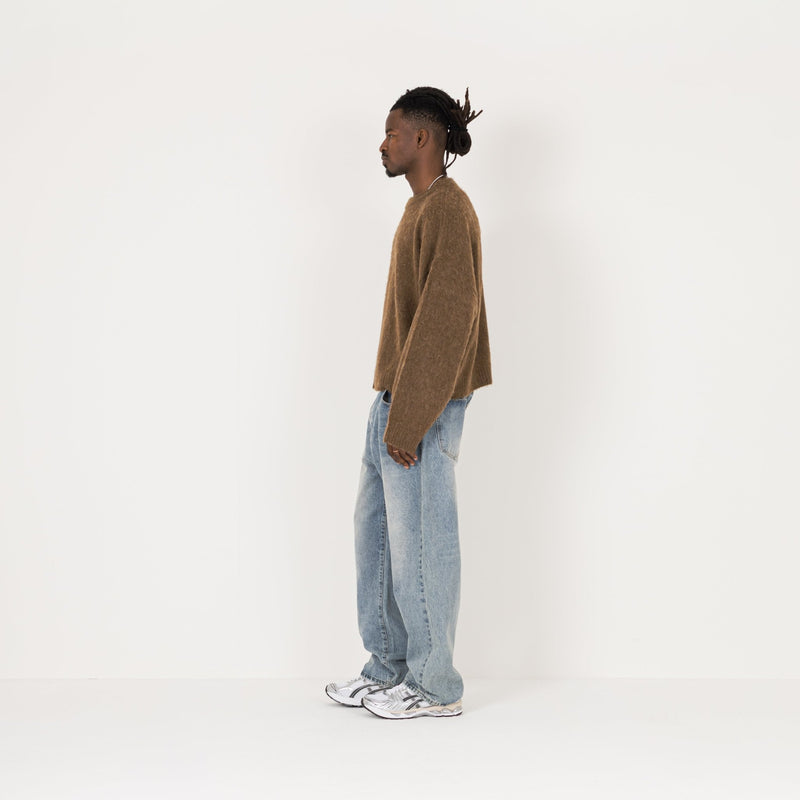 Mohair Sweatshirt - Birch - Destructive