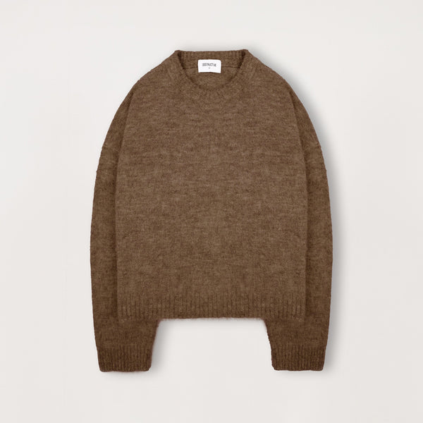 Mohair Sweatshirt - Birch - Destructive