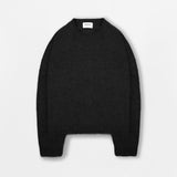 Mohair Sweatshirt - Black - Destructive