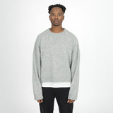 Mohair Sweatshirt - Glacial Grey - Destructive