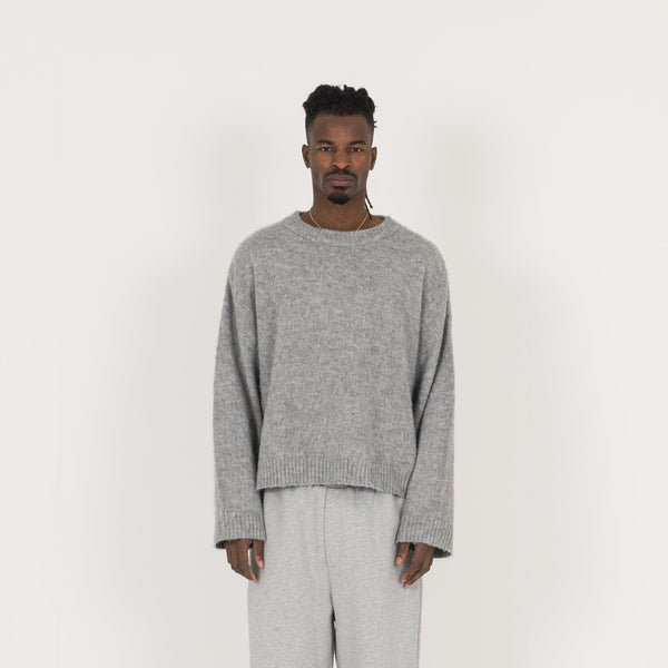 Mohair Sweatshirt - Glacial Grey - Destructive