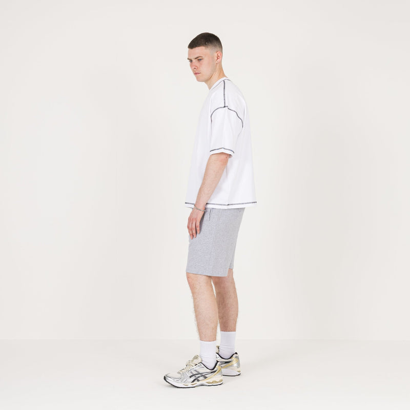 Outline T-Shirt - White - Destructive