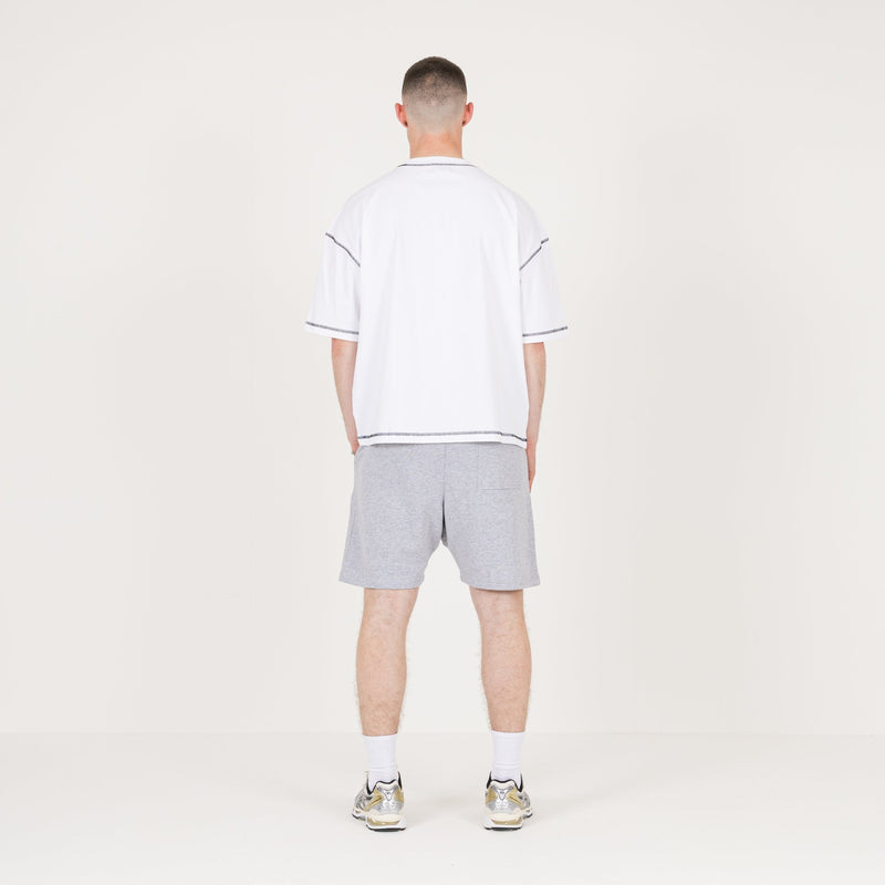 Outline T-Shirt - White - Destructive