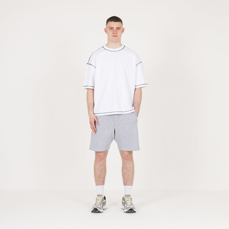 Outline T-Shirt - White - Destructive