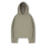 Padded Hooded Jacket - Khaki - Destructive