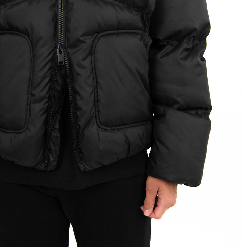 Puffer Jacket - Black - Destructive