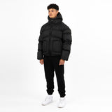 Puffer Jacket - Black - Destructive