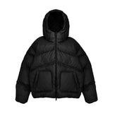 Puffer Jacket - Black - Destructive