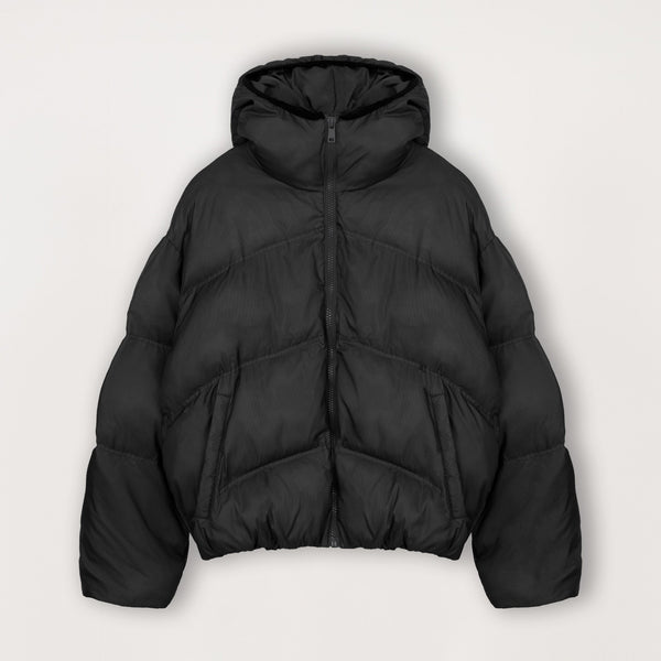 Puffer Jacket - Black - Destructive